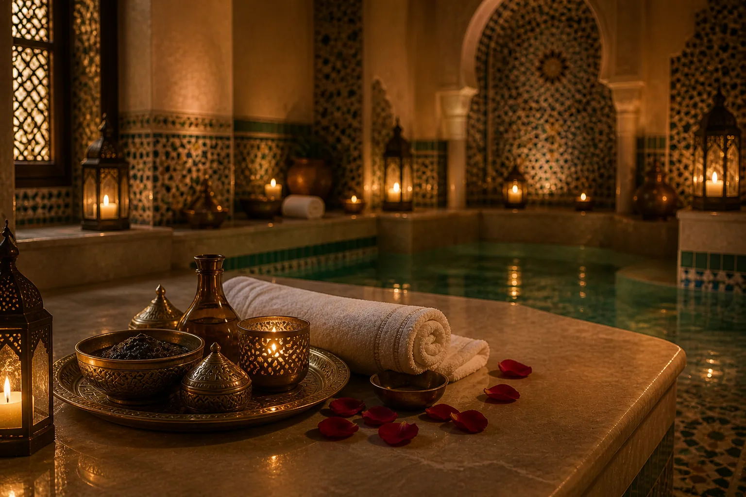Moroccan Bath at Century Arab Spa Abu Dhabi